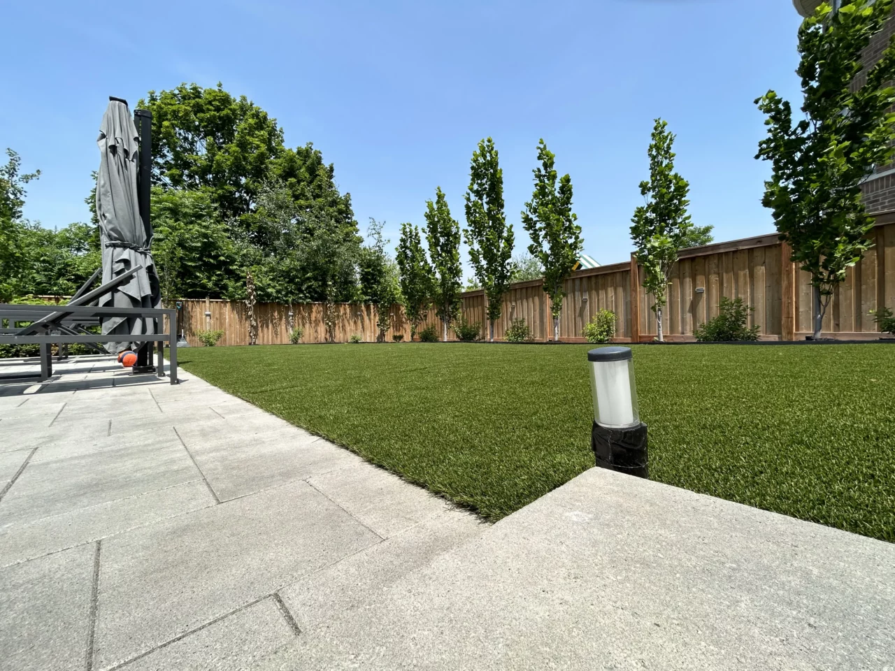 Completed artificial turf project in the Durham Region